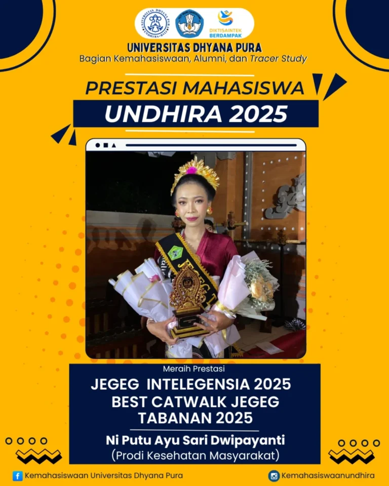 Mahasiswa Universitas Dhyana Pura Raih Prestasi Gemilang di Ajang Jegeg Bagus Tabanan 2025