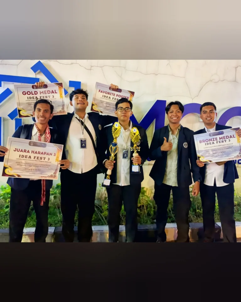 Tim Mahasiswa Undhira Raih Prestasi Gemilang di Lomba Karya Tulis Nasional Idea Fest 3